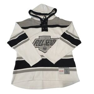 Official Full Send Nelk Boys Hockey Hoodie Jersey LA Kings NHL Men's size Medium